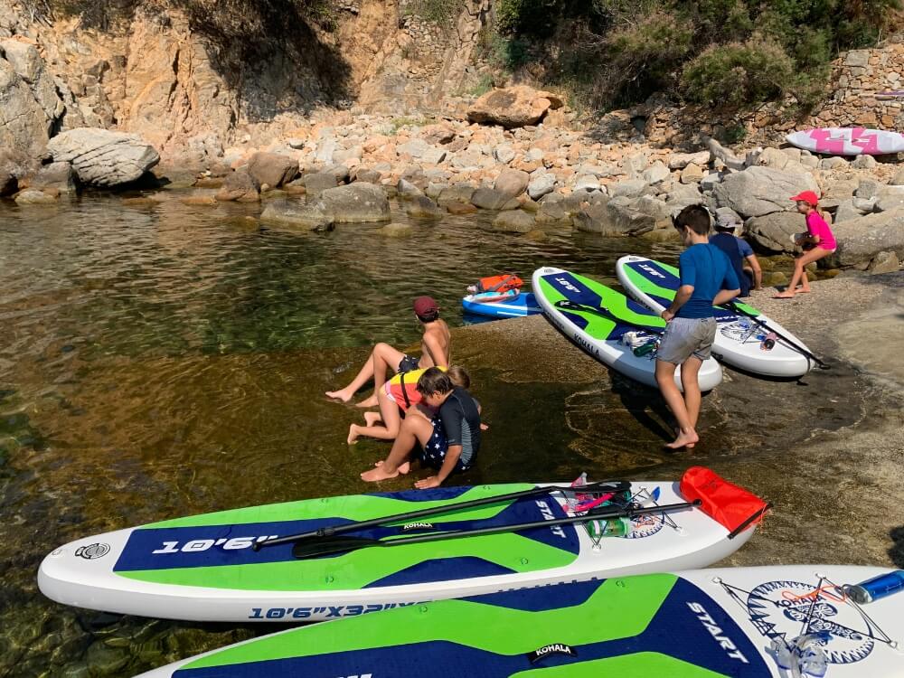 Excursion Paddle Surf en la Costa Brava Calella de Palafrugell
